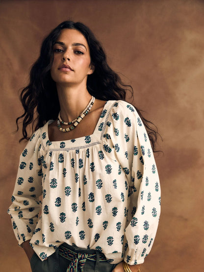 Clover Stamp Mira Top