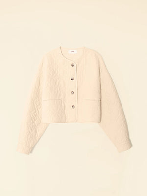 Soft Sand Paley Quilted Jacket