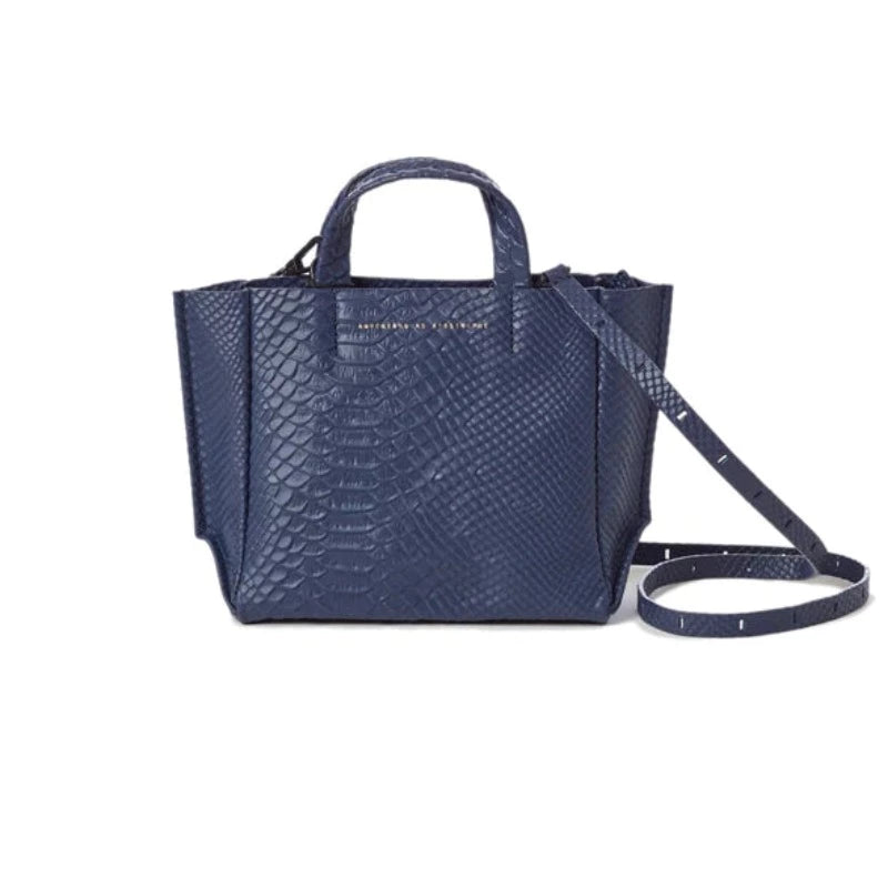 
            
                Load image into Gallery viewer, Blue Python Micro Tote
            
        