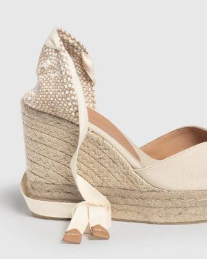 Chiara Wedges in Ivory