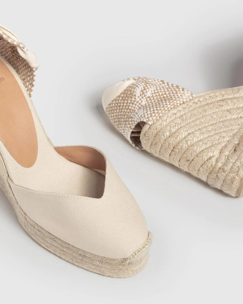 Chiara Wedges in Ivory