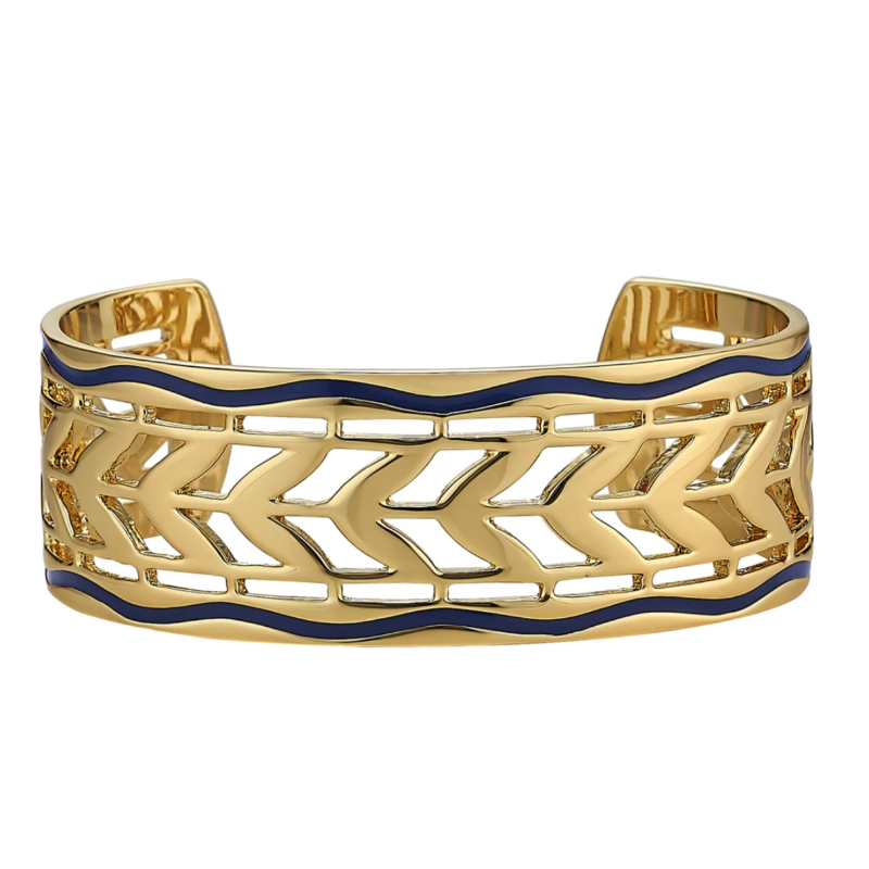 
            
                Load image into Gallery viewer, Skinny Cala Cuff- Navy
            
        