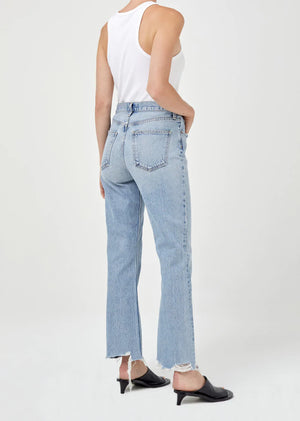 Mid Rise Relaxed Boot Cut Denim