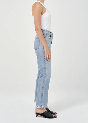 Mid Rise Relaxed Boot Cut Denim