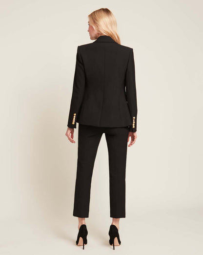 Miller Dickey Jacket in Black with Gold Buttons