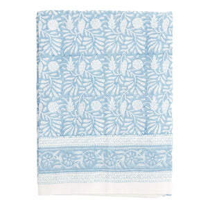 
            
                Load image into Gallery viewer, Jasmine Tablecloth Round 86&amp;quot; in Blue
            
        