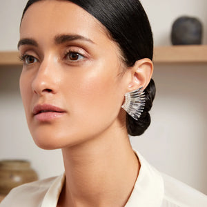 Silver Mini Madeline Earrings