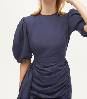 Pia Dress in Navy