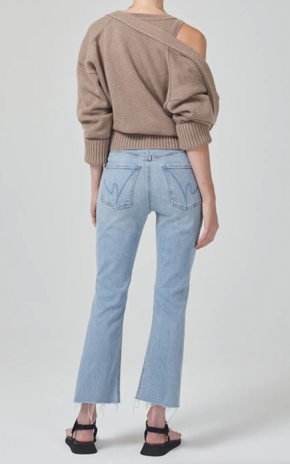 Isola Mid Rise Cropped Boot In Lyric