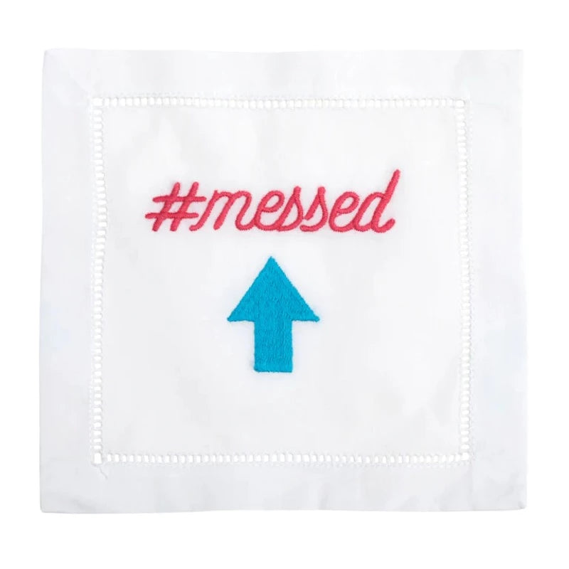 Messed Up Cocktail Napkins (set of 4)